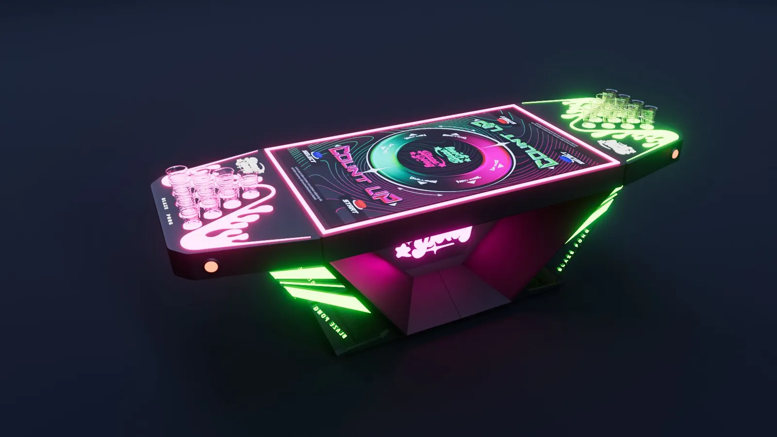 Official Blaze Pong V1 product render on a plain background.