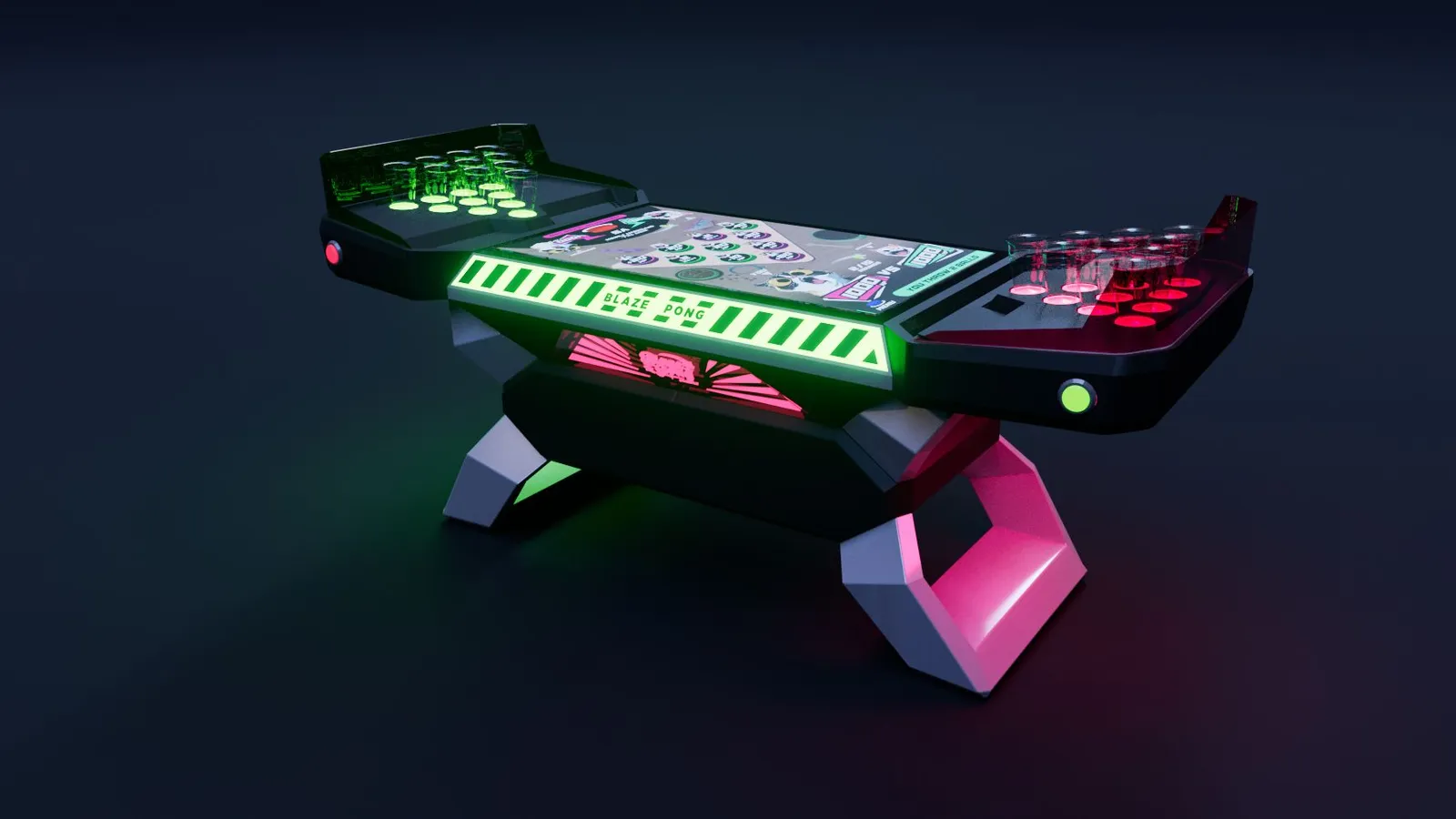 Official Blaze Pong V2 product render on a plain background.